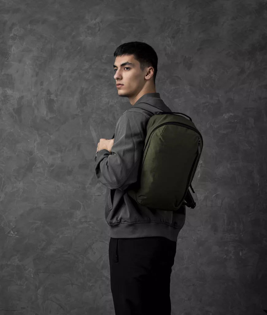 Everyday Backpack with 12L Capacity and Two Zippered Main Compartments for School and Town Errands