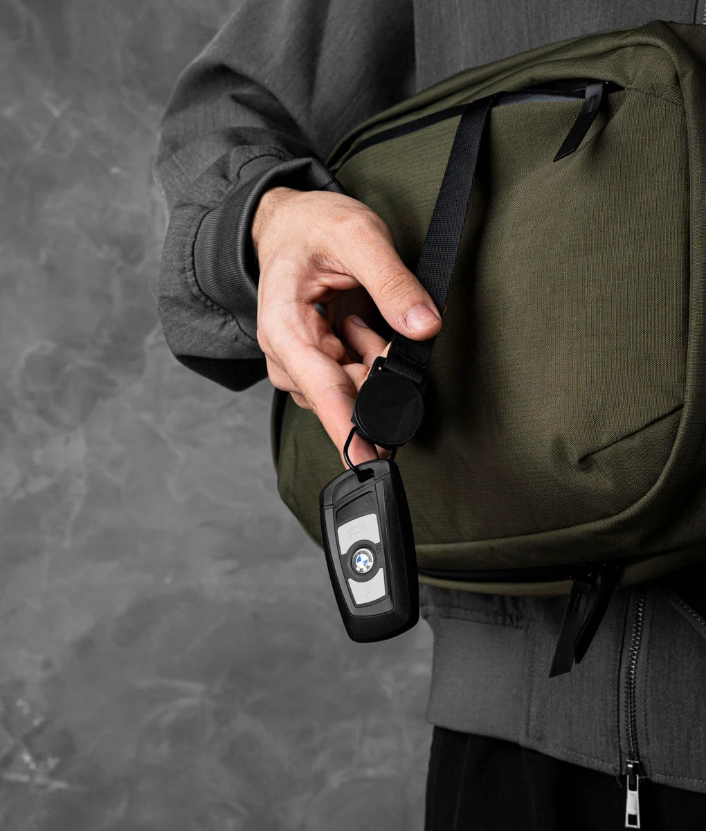 Everyday Backpack with 12L Capacity and Two Zippered Main Compartments for School and Town Errands