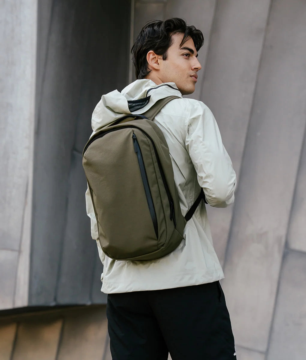 Everyday Backpack with 12L Capacity and Two Zippered Main Compartments for School and Town Errands