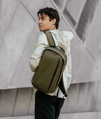 Everyday Backpack with 12L Capacity and Two Zippered Main Compartments for School and Town Errands