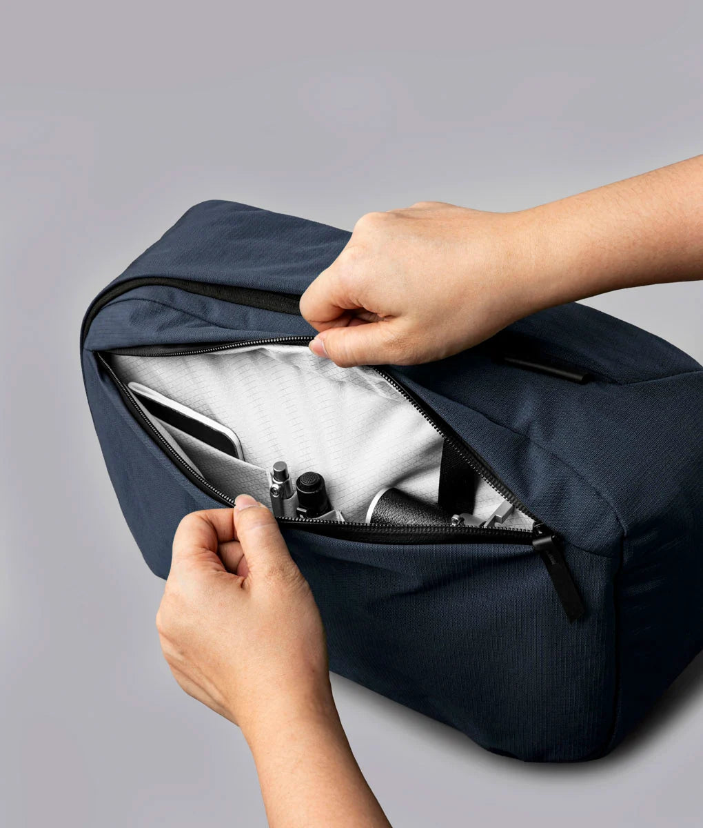 Everyday Backpack with 12L Capacity and Two Zippered Main Compartments for School and Town Errands