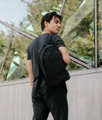 Everyday Backpack with 12L Capacity and Two Zippered Main Compartments for School and Town Errands