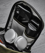 Everyday Backpack with 12L Capacity and Two Zippered Main Compartments for School and Town Errands