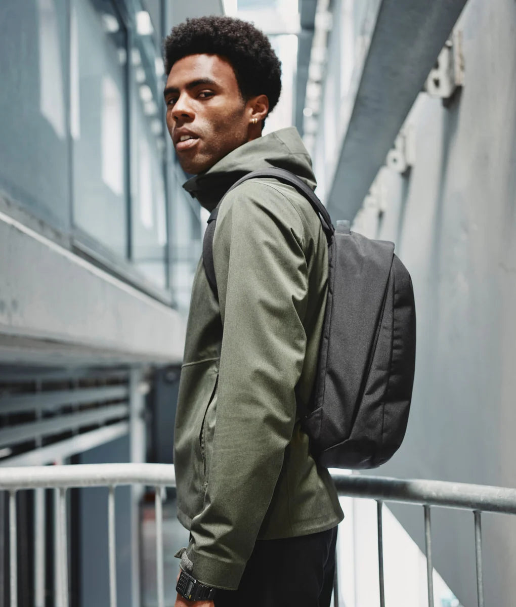 Everyday Backpack with 12L Capacity and Two Zippered Main Compartments for School and Town Errands