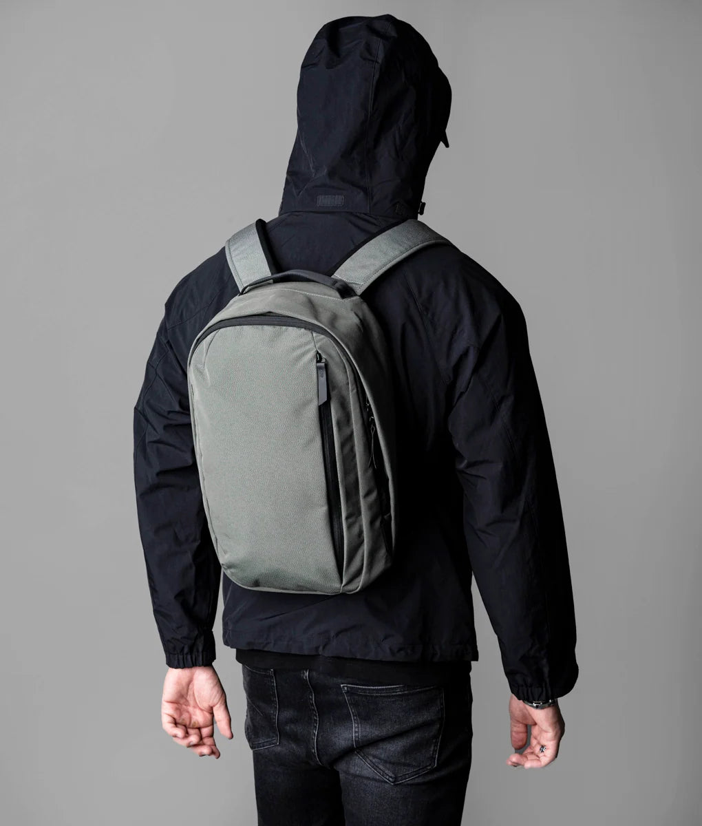 Everyday Backpack with 12L Capacity and Two Zippered Main Compartments for School and Town Errands