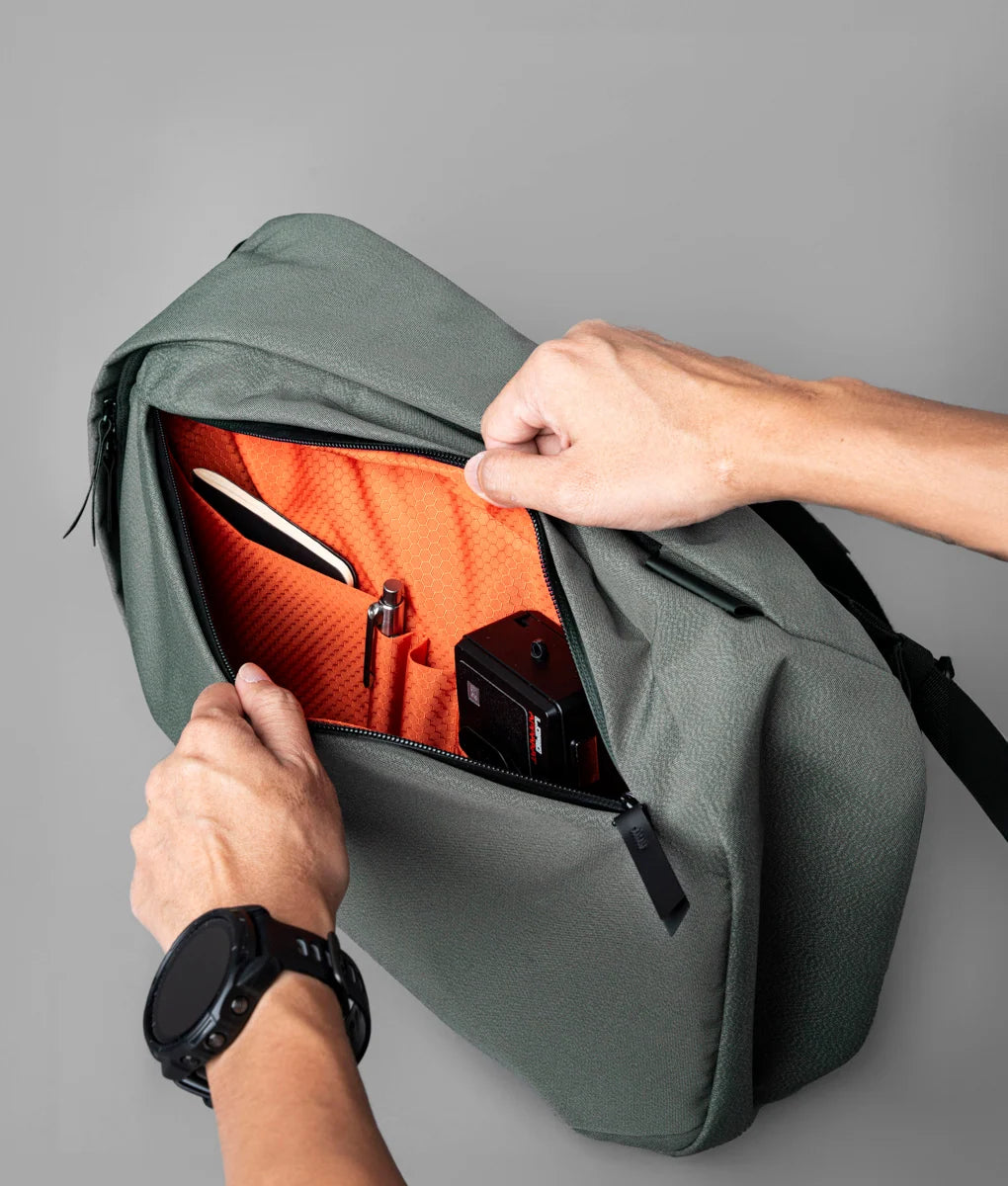 Everyday Backpack with 12L Capacity and Two Zippered Main Compartments for School and Town Errands