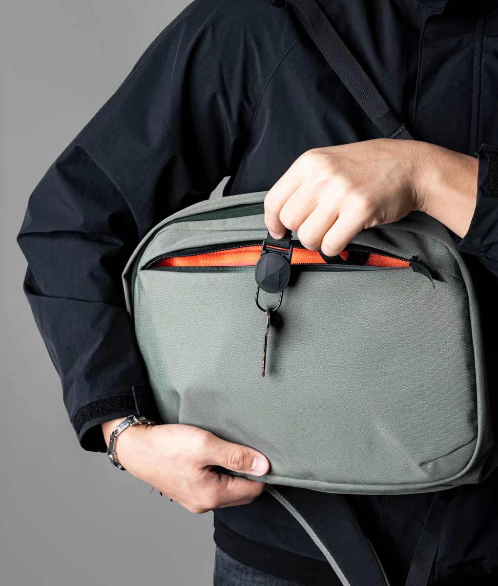 Everyday Backpack with 12L Capacity and Two Zippered Main Compartments for School and Town Errands