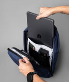 Everyday Backpack with 12L Capacity and Two Zippered Main Compartments for School and Town Errands