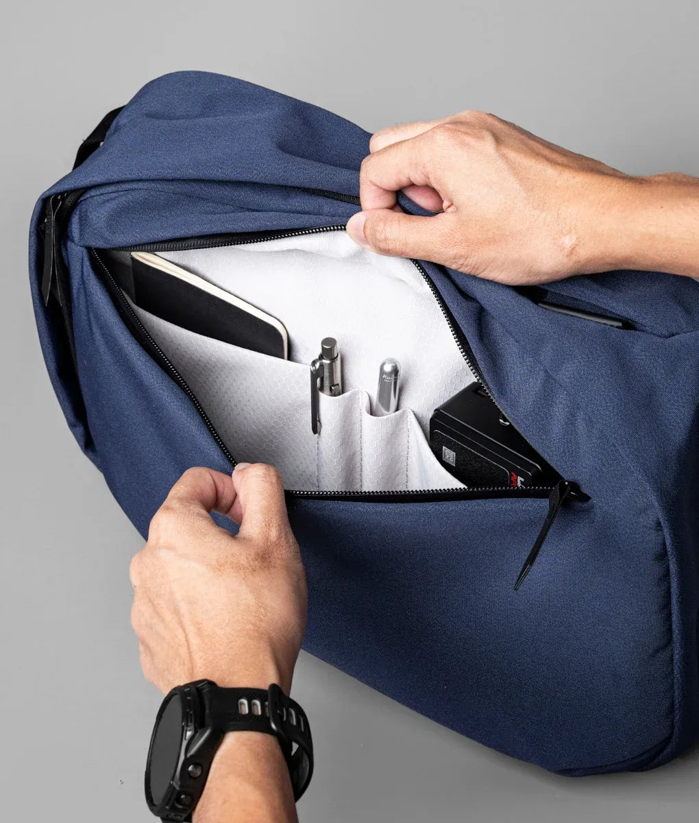 Everyday Backpack with 12L Capacity and Two Zippered Main Compartments for School and Town Errands