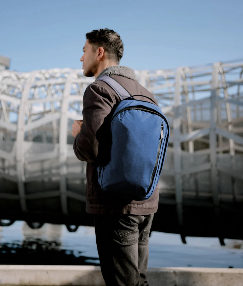 Everyday Backpack with 12L Capacity and Two Zippered Main Compartments for School and Town Errands