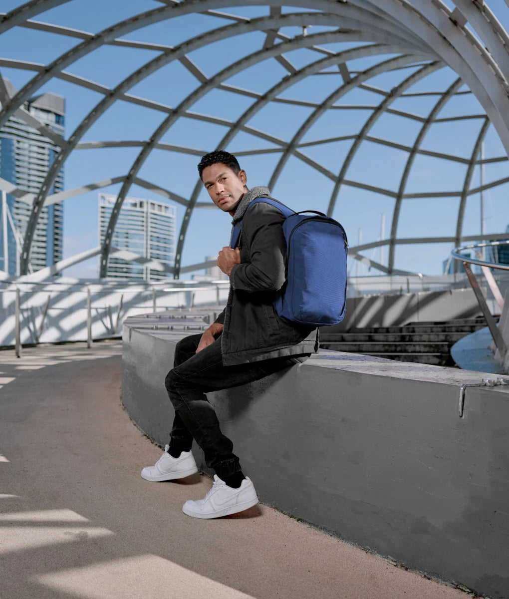 Everyday Backpack with 12L Capacity and Two Zippered Main Compartments for School and Town Errands