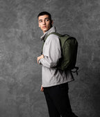 Everyday Backpack with 12L Capacity and Two Zippered Main Compartments for School and Town Errands