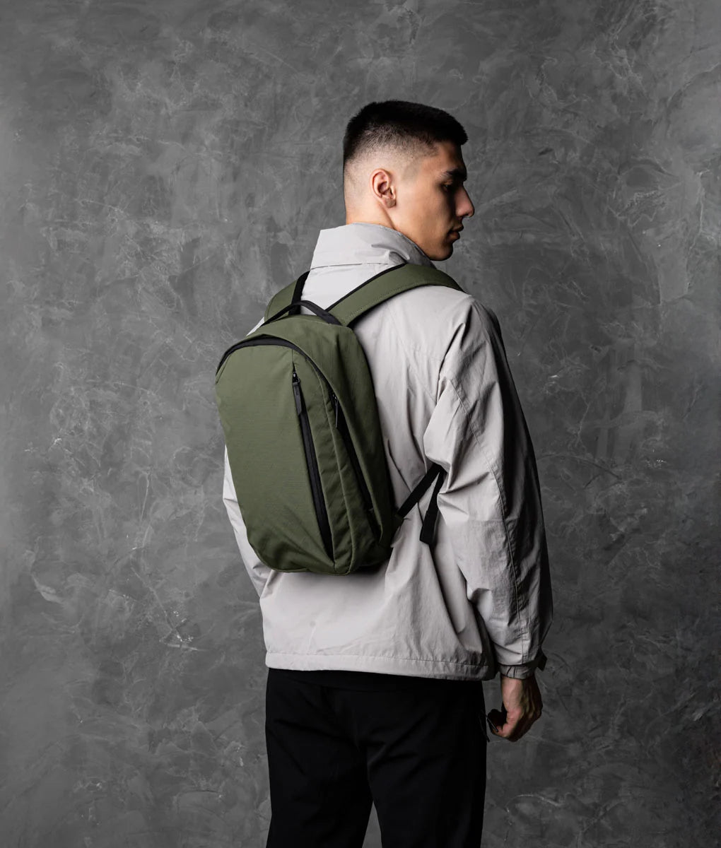 Everyday Backpack with 12L Capacity and Two Zippered Main Compartments for School and Town Errands