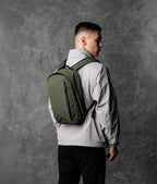 Everyday Backpack with 12L Capacity and Two Zippered Main Compartments for School and Town Errands
