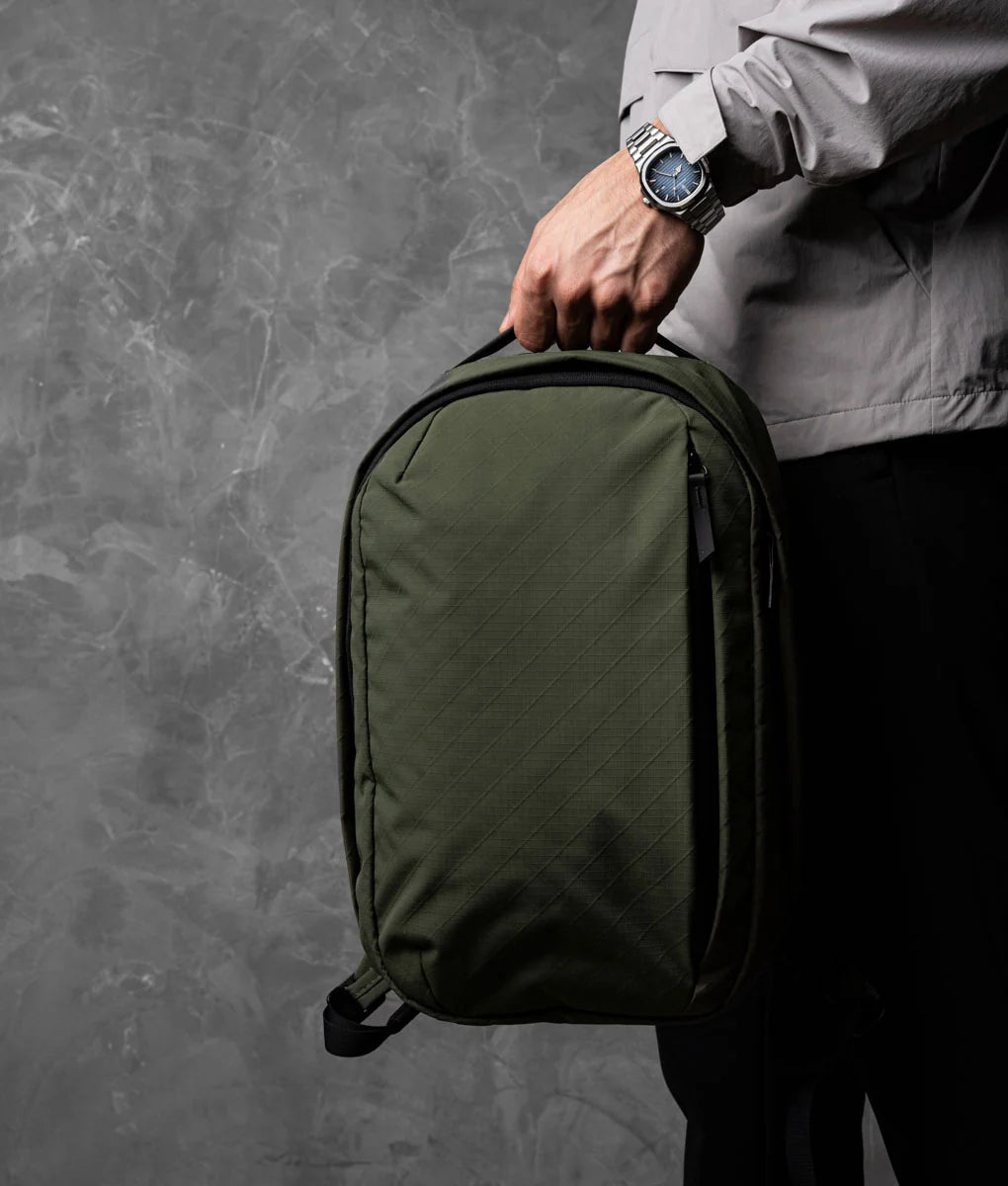 Everyday Backpack with 12L Capacity and Two Zippered Main Compartments for School and Town Errands