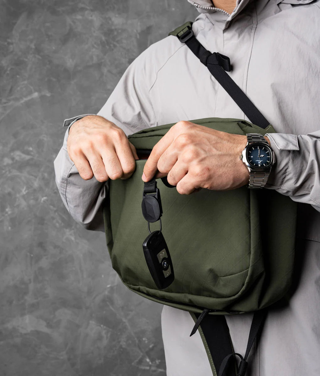 Everyday Backpack with 12L Capacity and Two Zippered Main Compartments for School and Town Errands