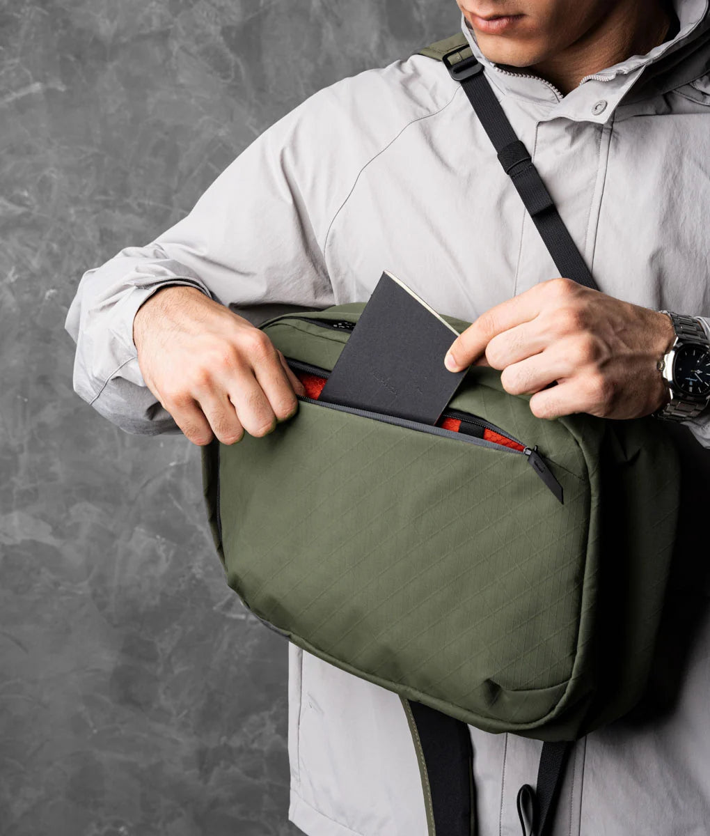 Everyday Backpack with 12L Capacity and Two Zippered Main Compartments for School and Town Errands