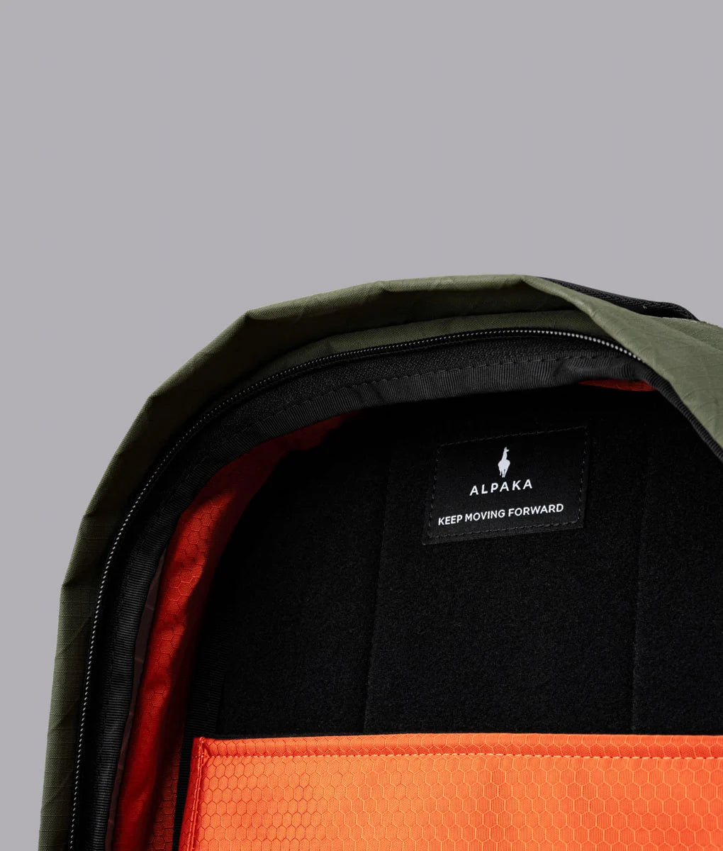 Everyday Backpack with 12L Capacity and Two Zippered Main Compartments for School and Town Errands