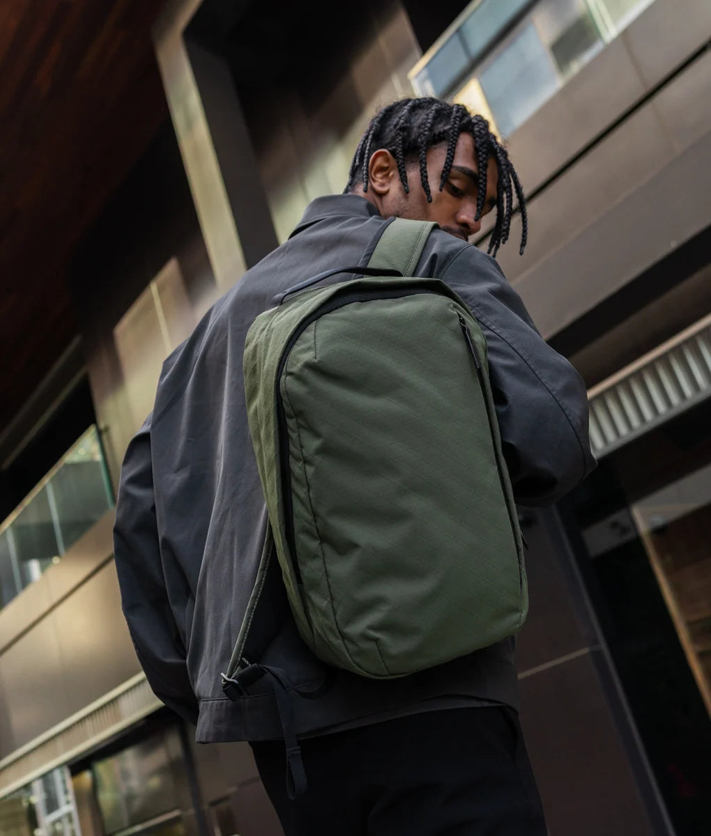 Everyday Backpack with 12L Capacity and Two Zippered Main Compartments for School and Town Errands