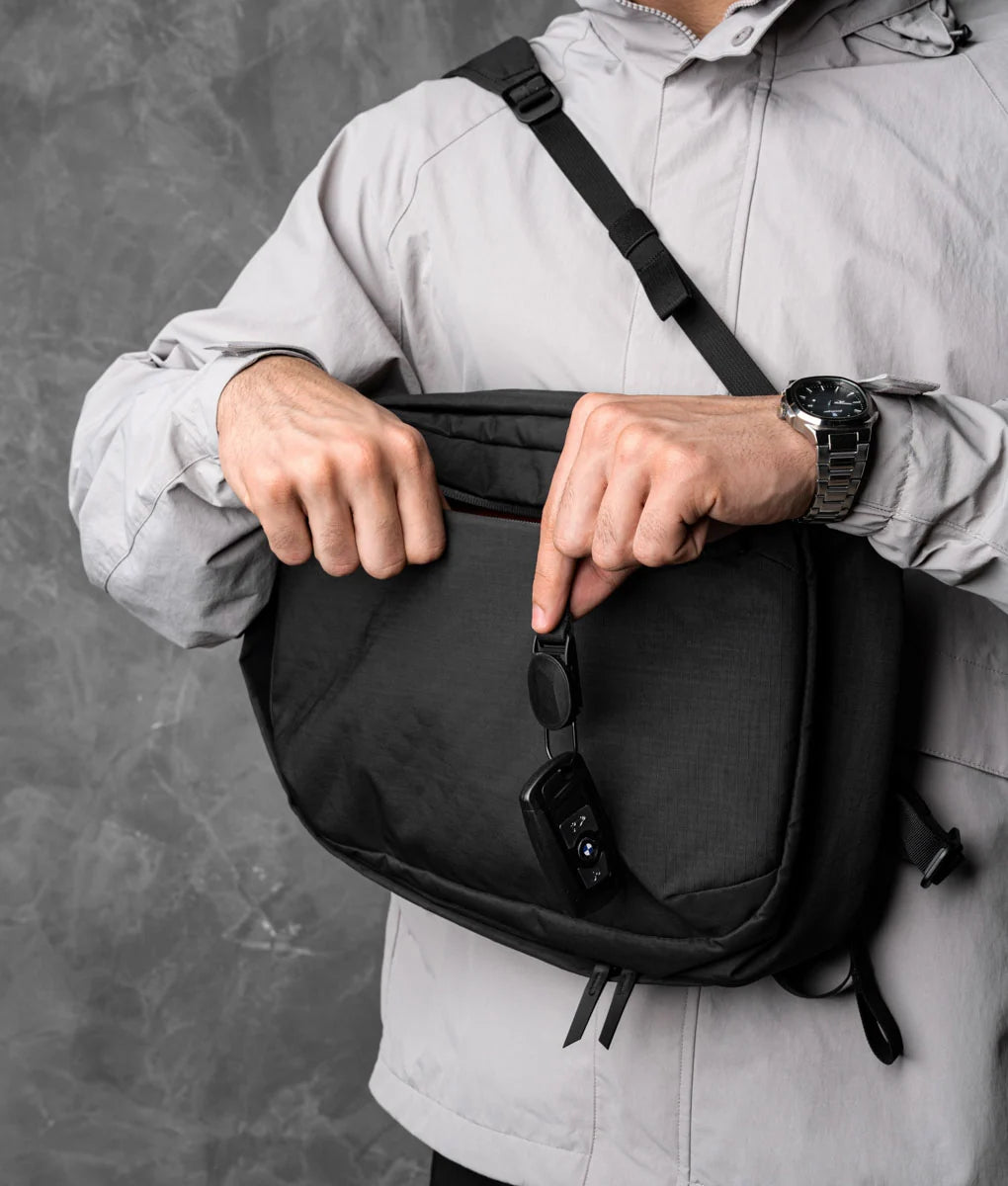 Everyday Backpack with 12L Capacity and Two Zippered Main Compartments for School and Town Errands