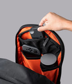 Everyday Backpack with 12L Capacity and Two Zippered Main Compartments for School and Town Errands