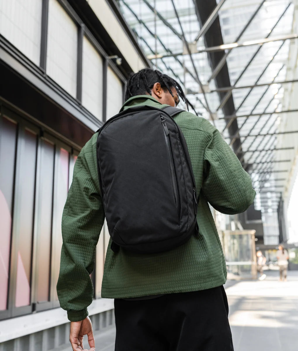 Everyday Backpack with 12L Capacity and Two Zippered Main Compartments for School and Town Errands