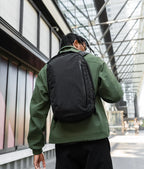 Everyday Backpack with 12L Capacity and Two Zippered Main Compartments for School and Town Errands