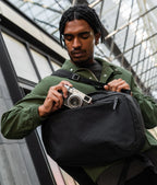 Everyday Backpack with 12L Capacity and Two Zippered Main Compartments for School and Town Errands
