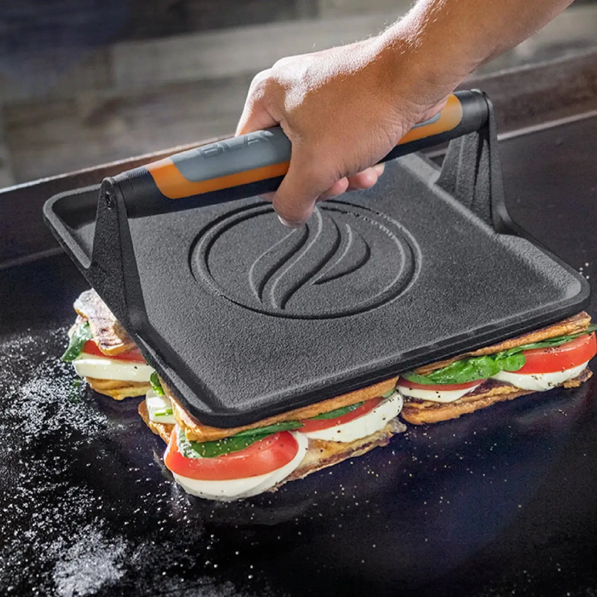 Extra Large Cast Iron Griddle Press