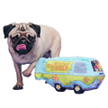 Extra Large Plush Dog Toy with Squeaker and Crinkle Texture for Cuddling, Tugging, Thrashing and Play