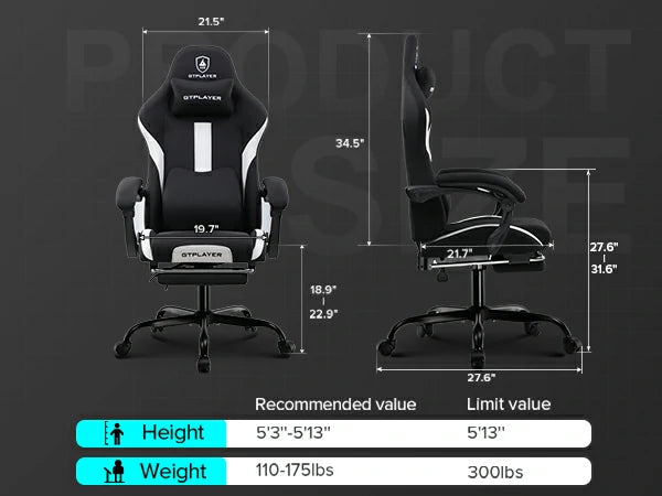 Fabric Gaming Chair