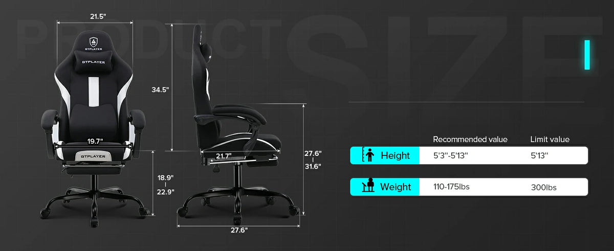 Fabric Gaming Chair