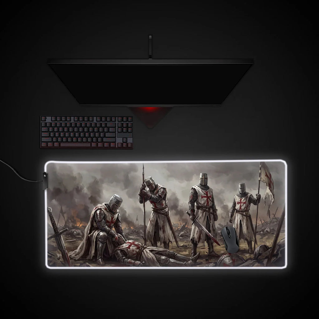 Fallen Crusader Dark — 70 x 30cm (27.5" x 12") / RGB / None / 80 x 30cm (31.5" x 12") / RGB / None / 80 x 40cm (31.5" x 16") 