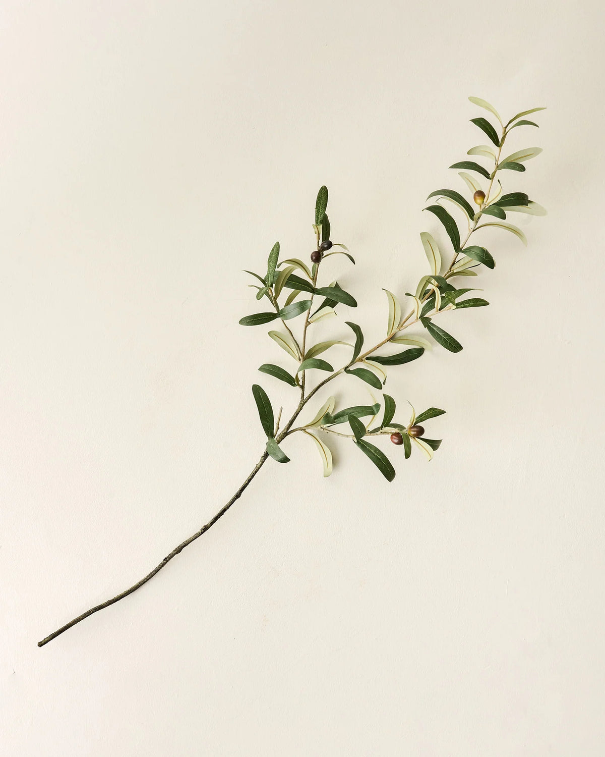 Faux Olive Leaf Stem for Plant Decor and Olive Branches for Vases, Lifelike Greenery for Home Arrangements