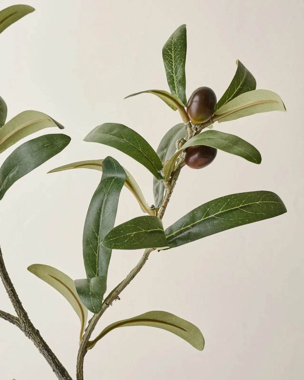 Faux Olive Leaf Stem for Plant Decor and Olive Branches for Vases, Lifelike Greenery for Home Arrangements