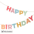 Felt Happy Birthday Garland