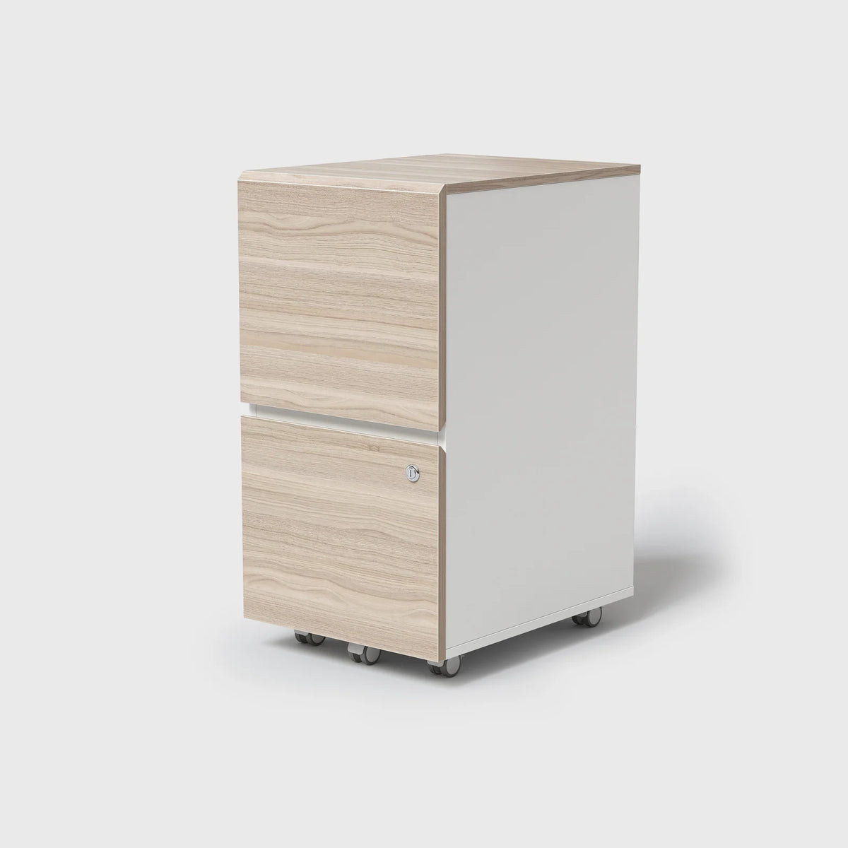 File Cabinet, Light Walnut-Tall