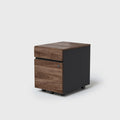 File Cabinet, Walnut-Short