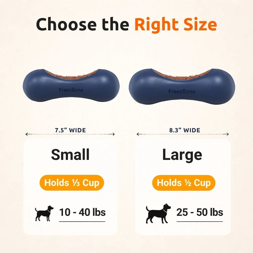 Fillable Dog Chew Toy in Natural Rubber