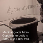 Filtered Water Pitcher and Filter 3-Pack Bundle, 80 oz Capacity in BPA- and BPS-Free Medical-Grade Tritan