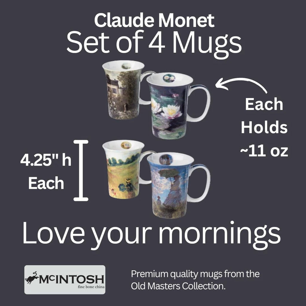 Fine Bone China Mug Set of 4