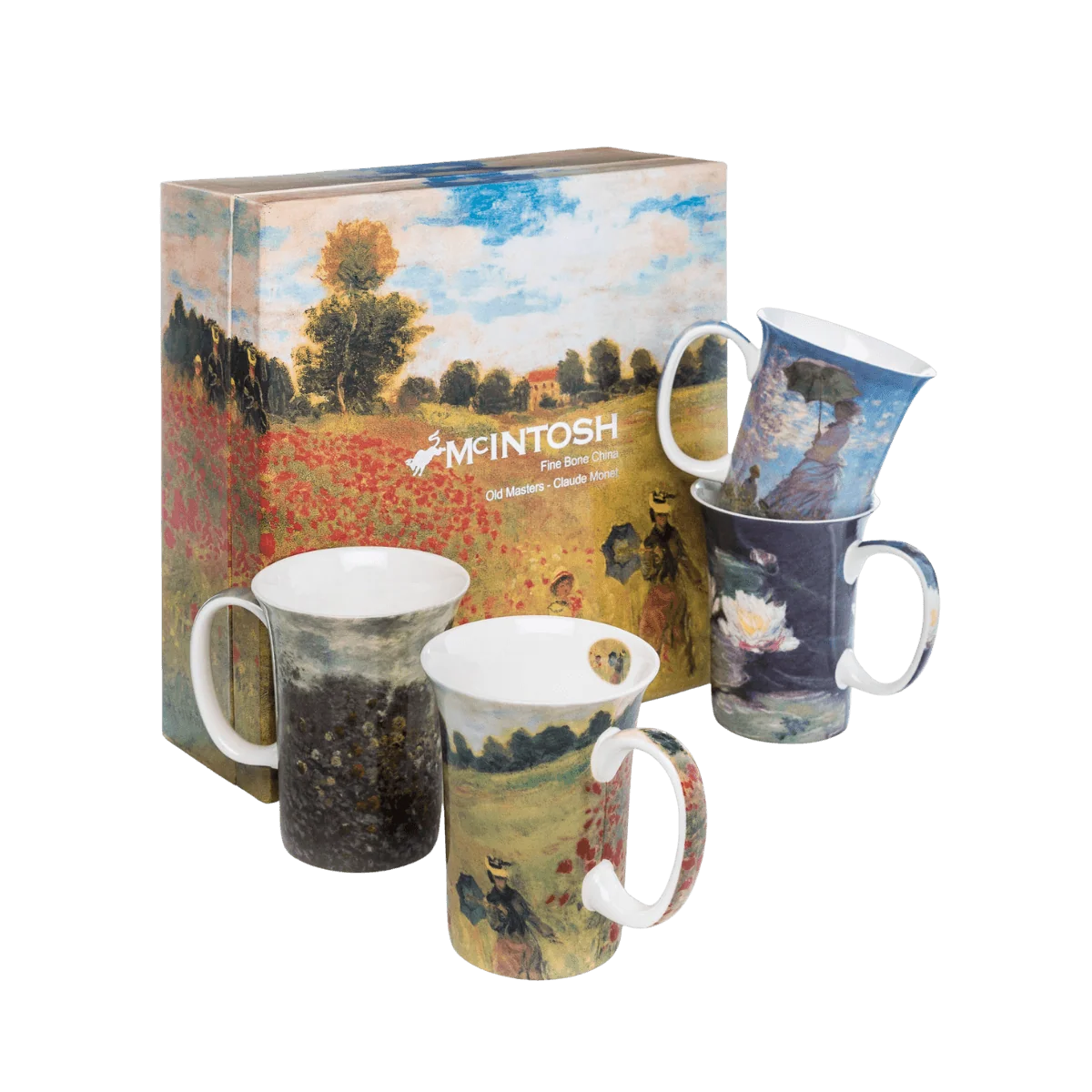Fine Bone China Mug Set of 4