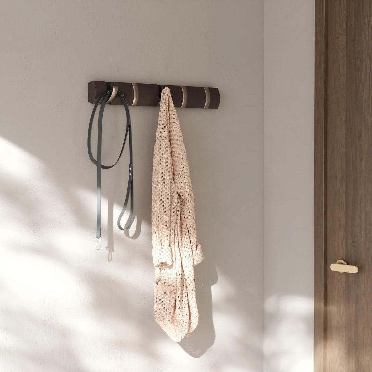 Five-Hook Wall Mounted Coat Rack