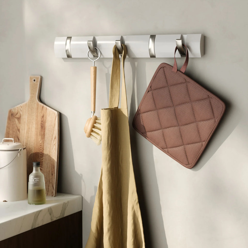 Five-Hook Wall Mounted Coat Rack