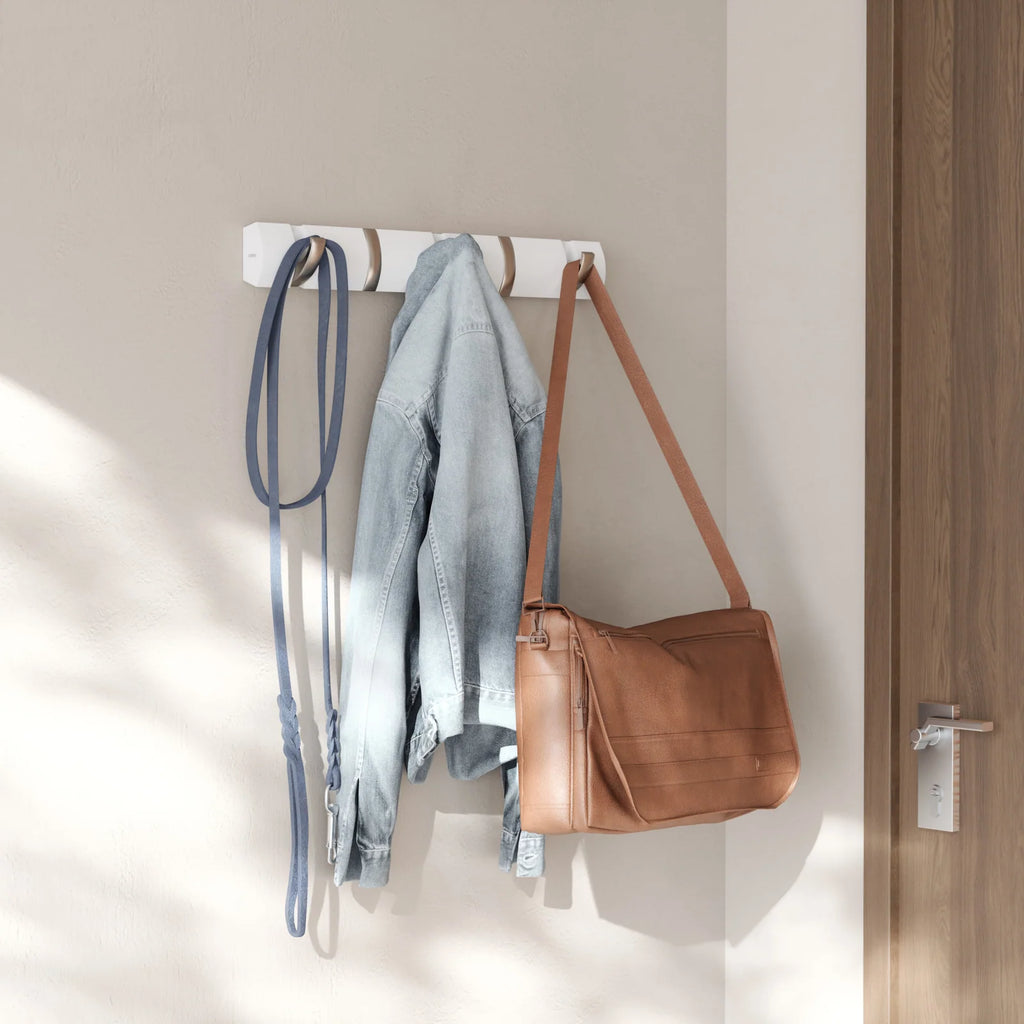 Five-Hook Wall Mounted Coat Rack