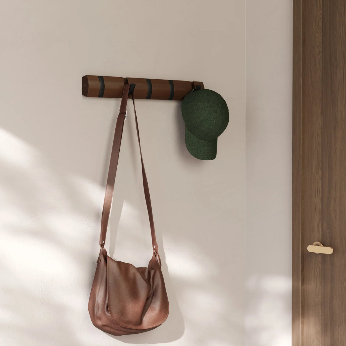 Five-Hook Wall Mounted Coat Rack