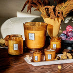 Five-Wick Hearth Candle in Baltic Amber, a Warm Woody Fragrance