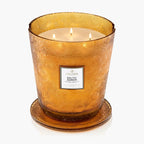 Five-Wick Hearth Candle in Baltic Amber, a Warm Woody Fragrance