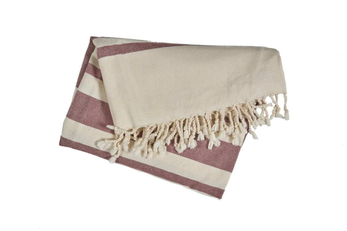 Flatwoven Turkish Cotton Bath Towel