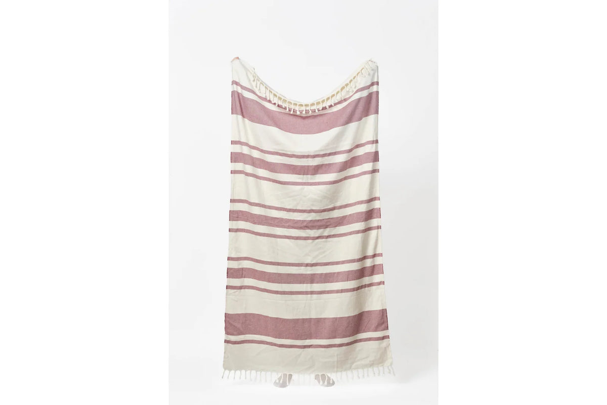 Flatwoven Turkish Cotton Bath Towel